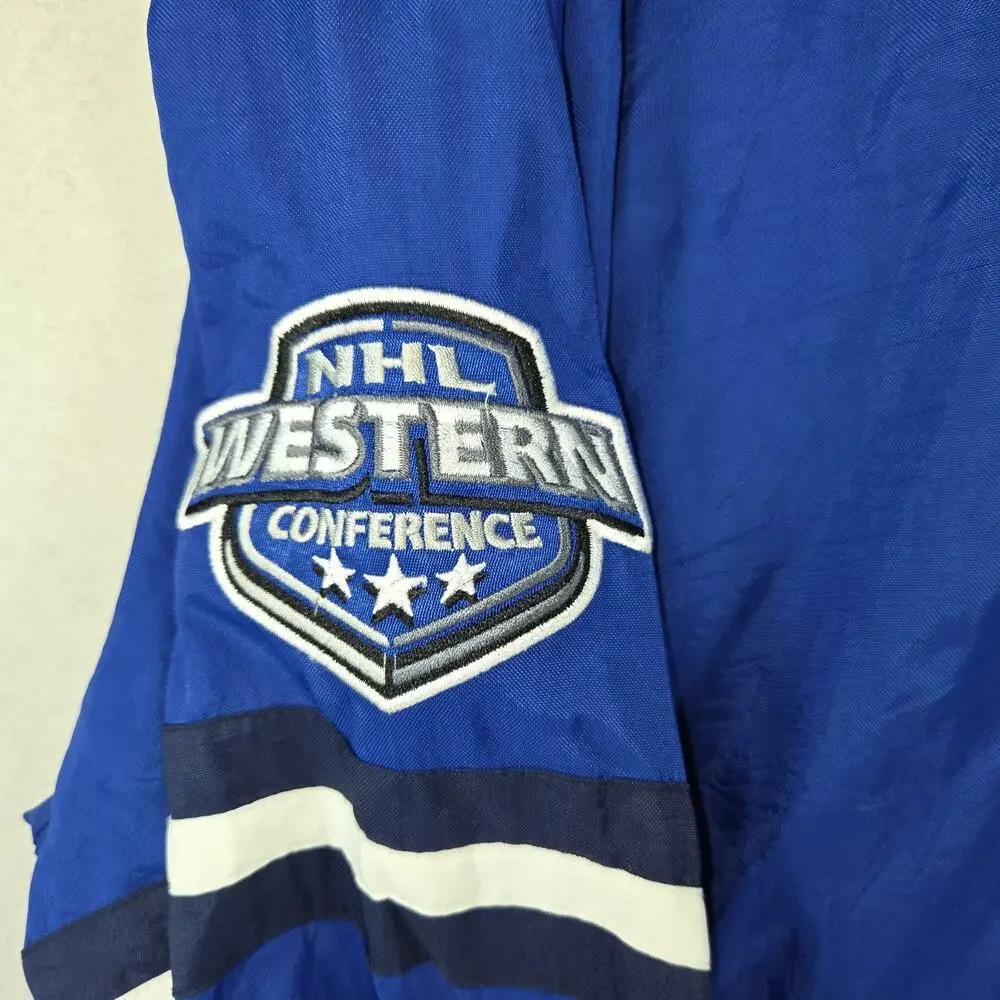 Starter NHL St. Louis Blues Hockey Blue Jacket Mens Sz XXL Sports Windbreaker